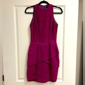 Vintage Magenta Purple Suede St. Gillian for Kay Unger Mini Sz. 4